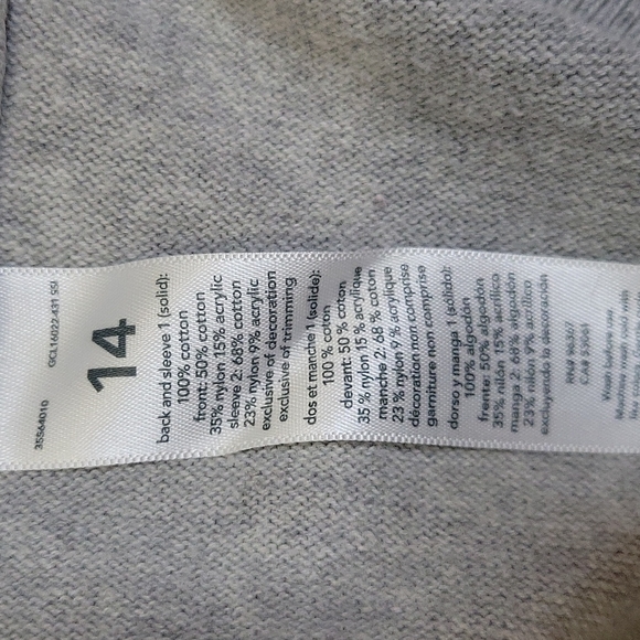 Oshkosh B'gosh Unicorn Sweater 🦄 Size 14 - Picture 7 of 7